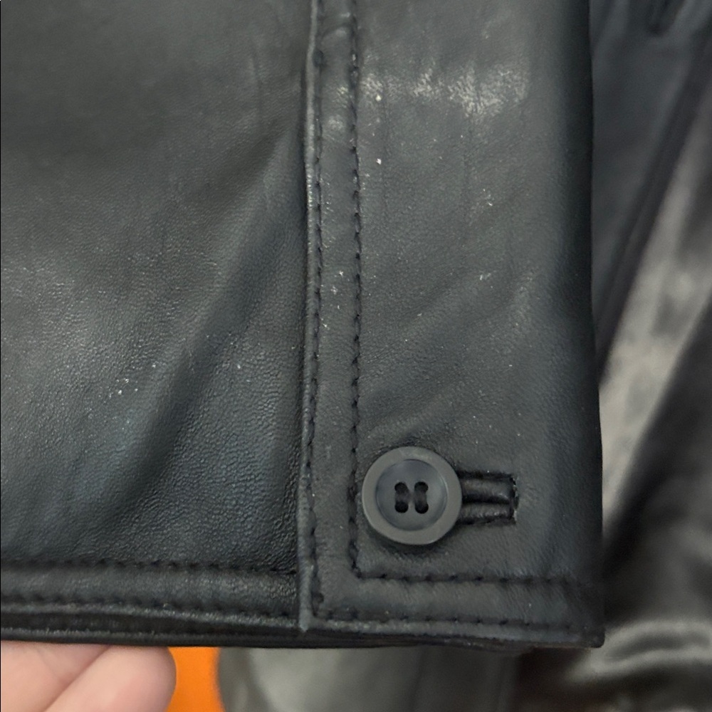 Black Leather Jacket 3xl - Picture 5 of 7